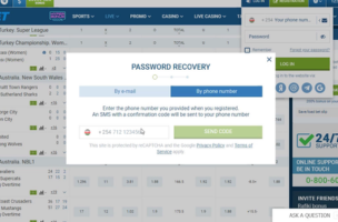 1xBet Recover Your Password step 3