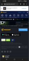 MozzartBet Download Androd App step 1