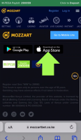 MozzartBet Download iOS App step 1
