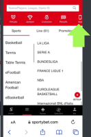 SportyBet Download iOS App step 1